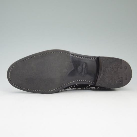 美品★チャーチ(レディース) 24cm/SIZE 37【★BURWOOD MET/バーウッド/スタッズ】ポリッシュドバインダー/ウイングチップ/Church's★b326