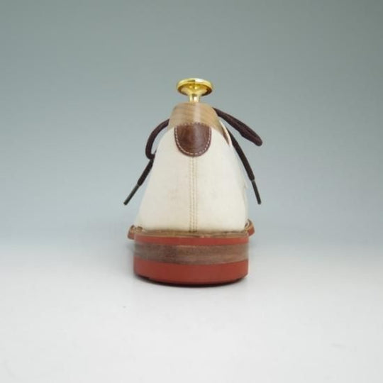 ほぼ未使用★(英)グレンソン 6F【★ダイナイトソール/キャンバス地】プレーントゥ/GRENSON★b329