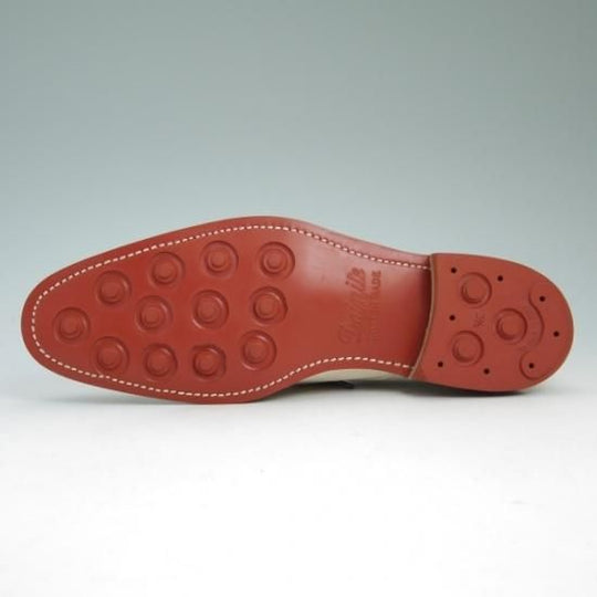 ほぼ未使用★(英)グレンソン 6F【★ダイナイトソール/キャンバス地】プレーントゥ/GRENSON★b329