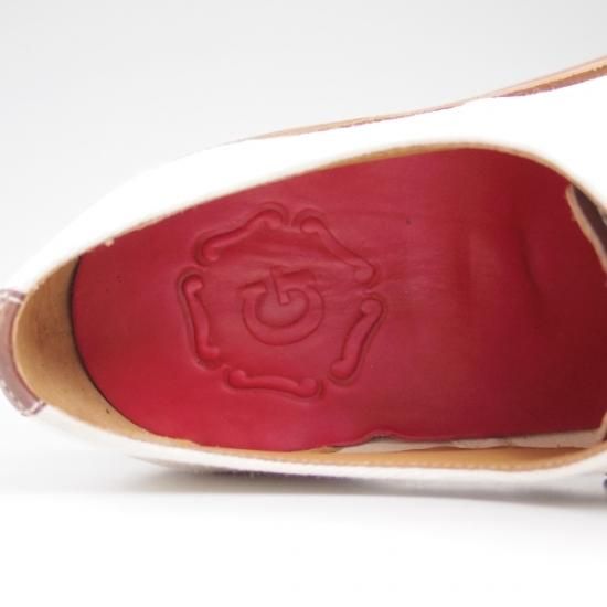 ほぼ未使用★(英)グレンソン 6F【★ダイナイトソール/キャンバス地】プレーントゥ/GRENSON★b329