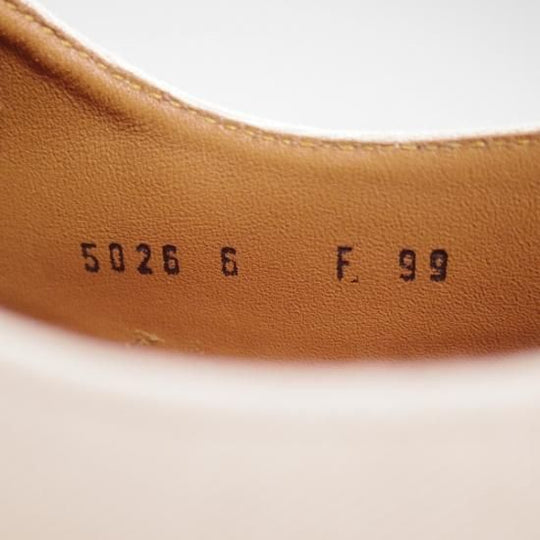 ほぼ未使用★(英)グレンソン 6F【★ダイナイトソール/キャンバス地】プレーントゥ/GRENSON★b329