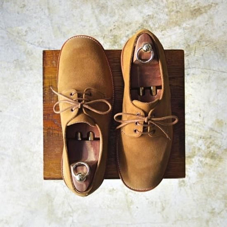 新品★Quilp by トリッカーズ SIZE 8.5【定価10万円以上★The Old Curiosity Shop/M7351A】スエード/プレーントゥ/Tricker's★b330