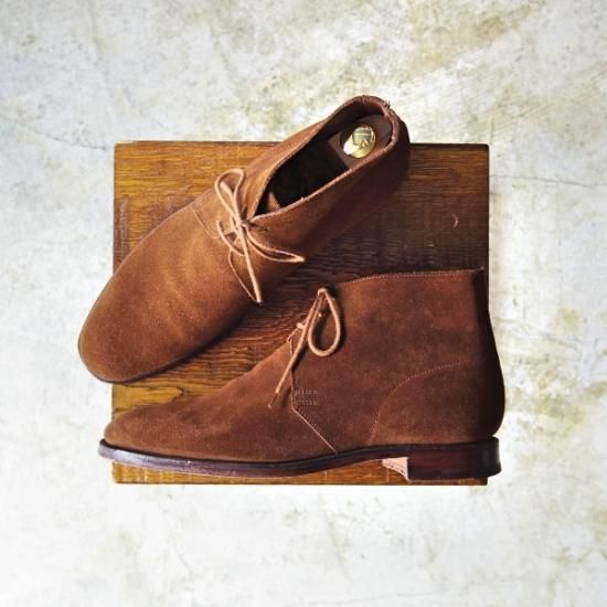 極美品★クロケット&ジョーンズ 6D【★チャッカ/CHUKKA】200ラスト/スエード/チャッカブーツ/Crockett&Jones★b337
