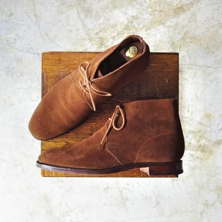 極美品★クロケット&ジョーンズ 6D【★チャッカ/CHUKKA】200ラスト/スエード/チャッカブーツ/Crockett&Jones★b337