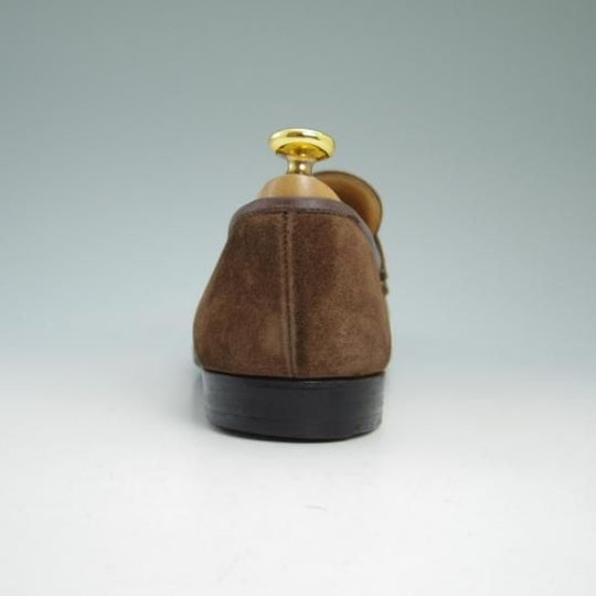 極上★クロケット&ジョーンズ 7E【★メルトン/MERTON】348ラスト/スエード/コインローファー/Crockett&Jones★b338