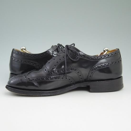 ★チャーチ 70F/UK7【★バーウッド/BURWOOD】 81ラスト/ポリッシュドバインダーカーフ/4都市ロゴ/フルブローグ/Church's★b343