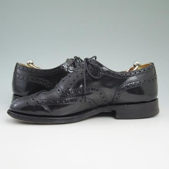 ★チャーチ 70F/UK7【★バーウッド/BURWOOD】 81ラスト/ポリッシュドバインダーカーフ/4都市ロゴ/フルブローグ/Church's★b343