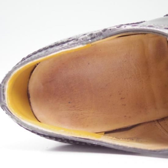 ★チャーチ 70F/UK7【★バーウッド/BURWOOD】 81ラスト/ポリッシュドバインダーカーフ/4都市ロゴ/フルブローグ/Church's★b343