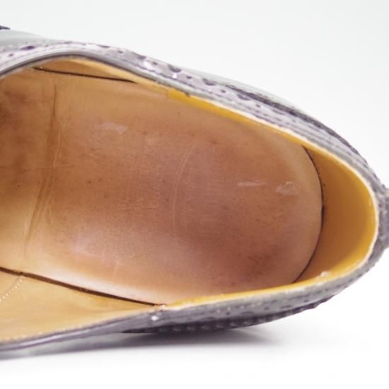 ★チャーチ 70F/UK7【★バーウッド/BURWOOD】 81ラスト/ポリッシュドバインダーカーフ/4都市ロゴ/フルブローグ/Church's★b343