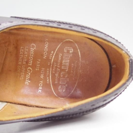 美品★チャーチ 70G/UK7【★旧チャーチ/3都市ロゴ/73ラスト】チェットウィンド/CHETWYND/フルブローグ/Church's★b344