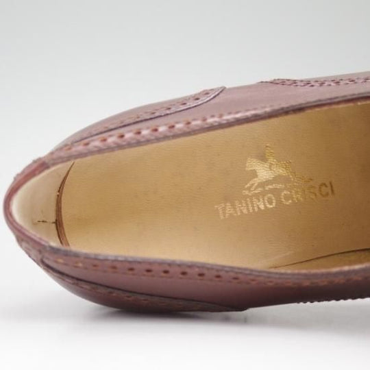 極美品★(伊)タニノクリスチー SIZE 5.5 【★定価10万円以上】 クォーターブローグ/TANINO CRISCI★b350