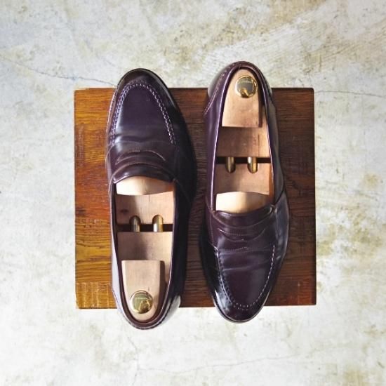 Brooks Brothersコードバン ローファー ダークバーガンディ Brooks Brothersコードバン コインローファー ダークバーガンディ