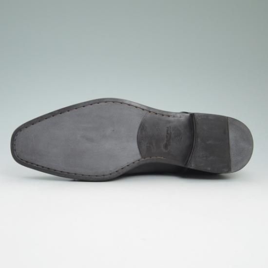 新品★(伊)サントーニ SIZE 7.5【★ダブルモンク/カーフ】モンクストラップ/FIRST SUPER NERO/7289/Santoni★b357