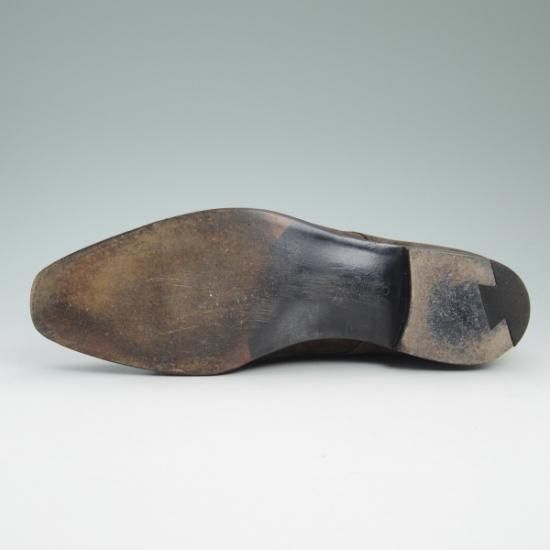 美品★クロケット&ジョーンズ 8.5D【★ハンドグレードライン/LOWNDES 2】スエード/341ラスト/ダブルモンク/Crockett&Jones★b360