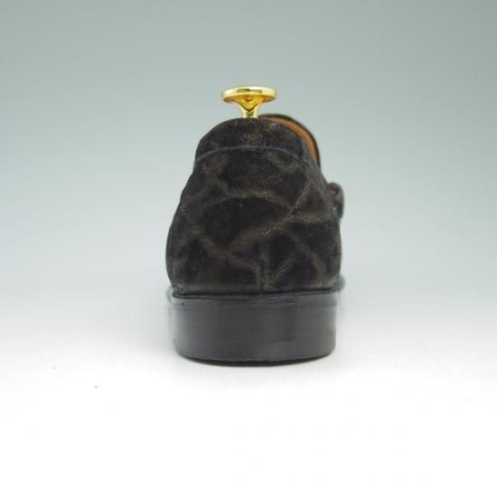 ★(伊)F.LLI ジャコメッティ SIZE 42【定価15万円程度★象革/エレファントレザー】コインローファー/フラテッリ/F.LLI Giacometti★b362