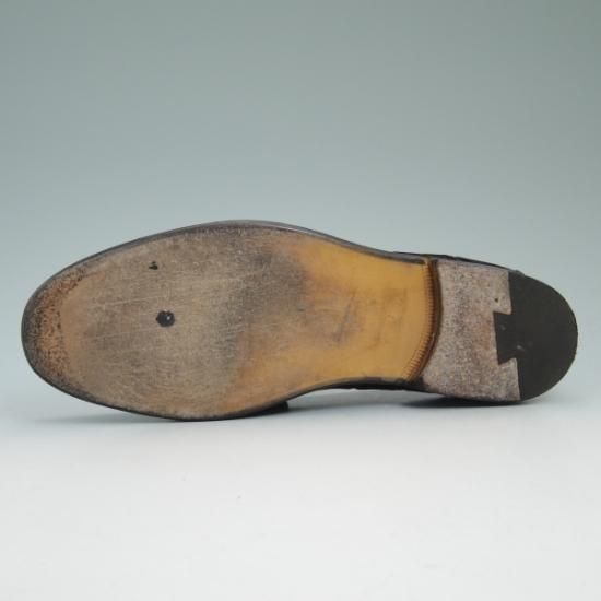 ★(伊)F.LLI ジャコメッティ SIZE 42【定価15万円程度★象革/エレファントレザー】コインローファー/フラテッリ/F.LLI Giacometti★b362