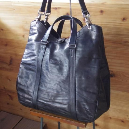 極美品★ダニエル&ボブ【定10.5万★BEYES別注/クロドーロ】ロディ/2WAY CULODORO RODI /バイズ/Daniel&Bob/メンズ レザー トート バッグ★N4875