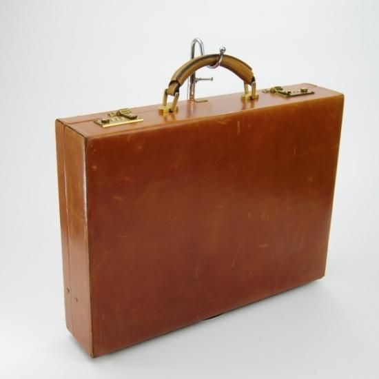 ★ダンヒル/dunhill【伊製★アタッシュケース】レザー メンズ ビジネス バッグ★N4878