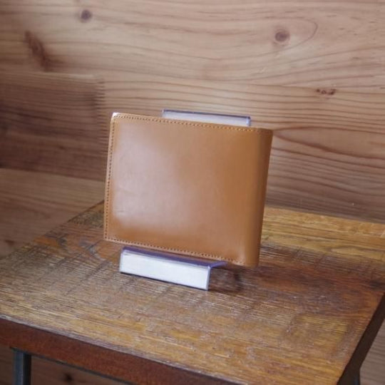 極美品★ニュー&リングウッド【★ブライドルレザー仕様】茶×黒/二つ折り財布/レザー 本革/メンズ/NEW&LINGWOOD★b365