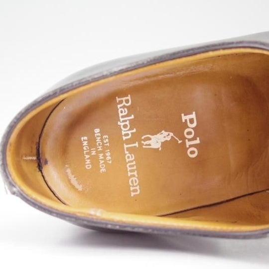 極上★クロケット＆ジョーンズ UK7/US7.5E【★ラルフローレン別注/Polo Ralph Lauren】プレーントゥ/Crockett＆Jones★b371