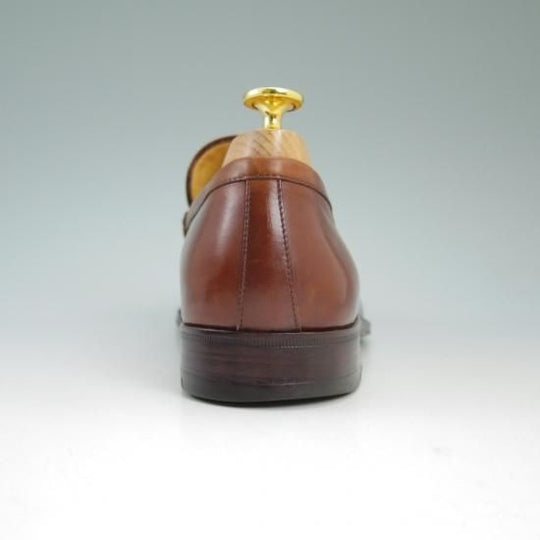 極上★(伊)タニノクリスチー SIZE 6.5【★定価10万円以上】コインローファー/カーフ/TANINO CRISCI★b376