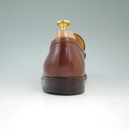 極上★(伊)タニノクリスチー SIZE 6.5【★定価10万円以上】コインローファー/カーフ/TANINO CRISCI★b376