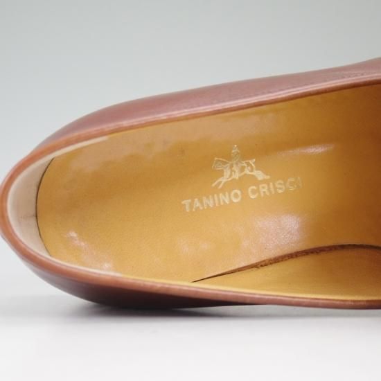極上★(伊)タニノクリスチー SIZE 6.5【★定価10万円以上】コインローファー/カーフ/TANINO CRISCI★b376