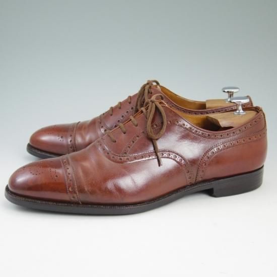 ★チャーチ 90E/UK9【★ディプロマット/DIPLOMAT/3都市ロゴ】73ラスト/旧チャーチ/セミブローグ/Church's★b378