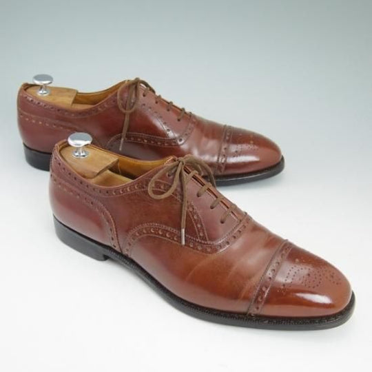 ★チャーチ 90E/UK9【★ディプロマット/DIPLOMAT/3都市ロゴ】73ラスト/旧チャーチ/セミブローグ/Church's★b378