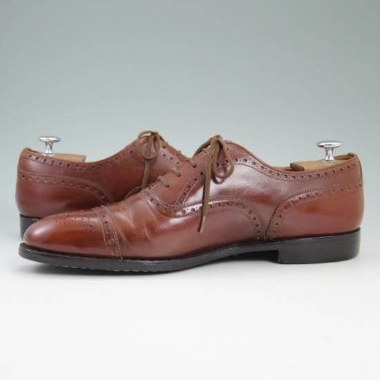 ★チャーチ 90E/UK9【★ディプロマット/DIPLOMAT/3都市ロゴ】73ラスト/旧チャーチ/セミブローグ/Church's★b378