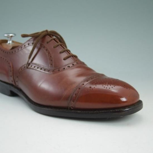 ★チャーチ 90E/UK9【★ディプロマット/DIPLOMAT/3都市ロゴ】73ラスト/旧チャーチ/セミブローグ/Church's★b378