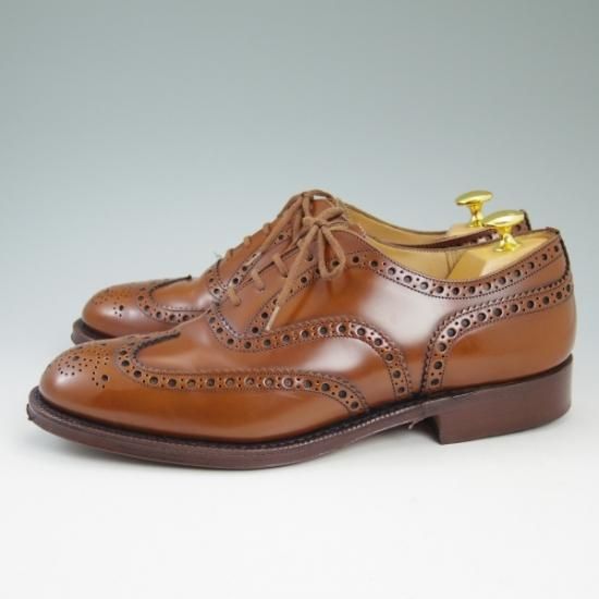 美品★チャーチ 80F/UK8【★バーウッド/BURWOOD】81ラスト/ポリッシュドバインダーカーフ/4都市ロゴ/サンダルウッド/Church's★b379