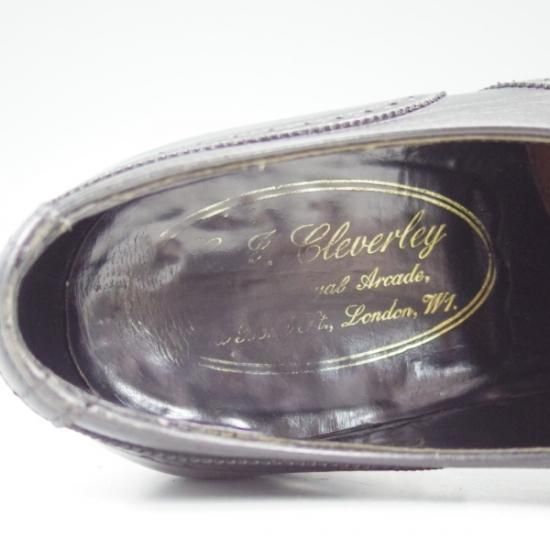 極上★クロケット＆ジョーンズ 7E 【★ハンドグレード/(英)ジョージクレバリー別注】GEORGE CLEVERLEY/Crockett＆Jones★b380