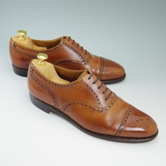 ★極上★クロケット＆ジョーンズ 8E【ウェストミンスター/WESTMINSTER】セミブローグ/Crockett＆Jones★b382