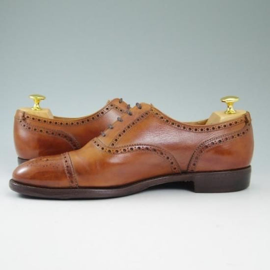 ★極上★クロケット＆ジョーンズ 8E【ウェストミンスター/WESTMINSTER】セミブローグ/Crockett＆Jones★b382