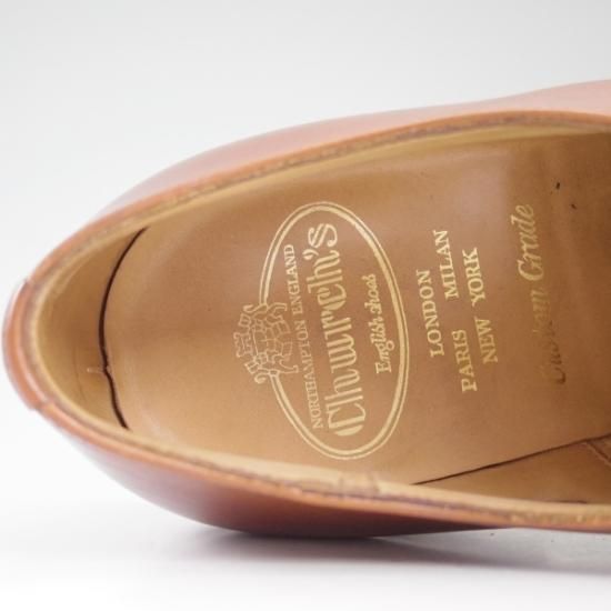 極上★チャーチ 60F/UK6【★コンサル/CONSUL】173ラスト/4都市ロゴ/ストレートチップ/Church's★b383