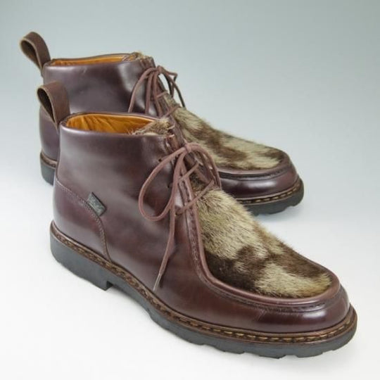 極上★パラブーツ SIZE 7.5【★絶版!!フォック仕様/MUCY】マルシェソール/ミューシー/チロリアン ブーツ/Paraboot★b386