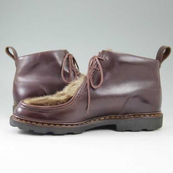 極上★パラブーツ SIZE 7.5【★絶版!!フォック仕様/MUCY】マルシェソール/ミューシー/チロリアン ブーツ/Paraboot★b386