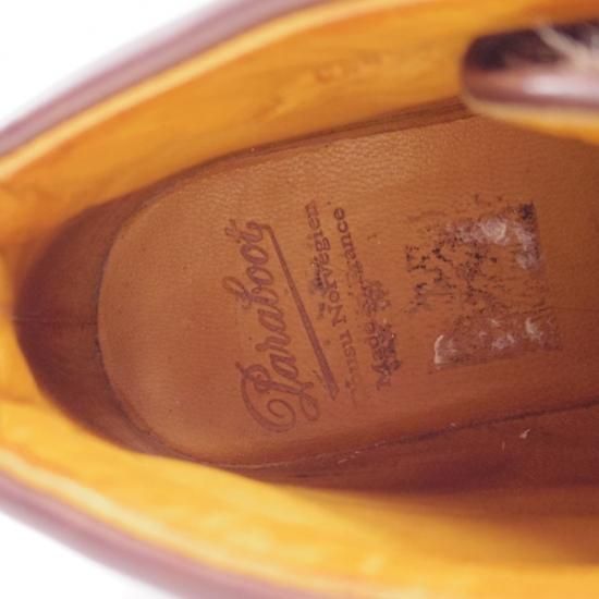 極上★パラブーツ SIZE 7.5【★絶版!!フォック仕様/MUCY】マルシェソール/ミューシー/チロリアン ブーツ/Paraboot★b386