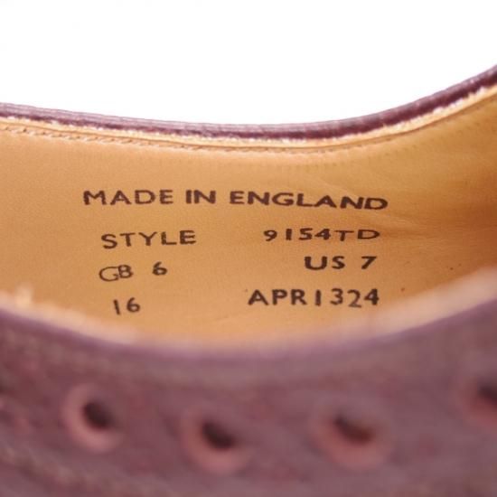 新品★(英)サンダース製 UK6/US7【★マークマクナイリー別注】MARK MCNAIRY/コマンドソール/9154TD/SANDERS★b388