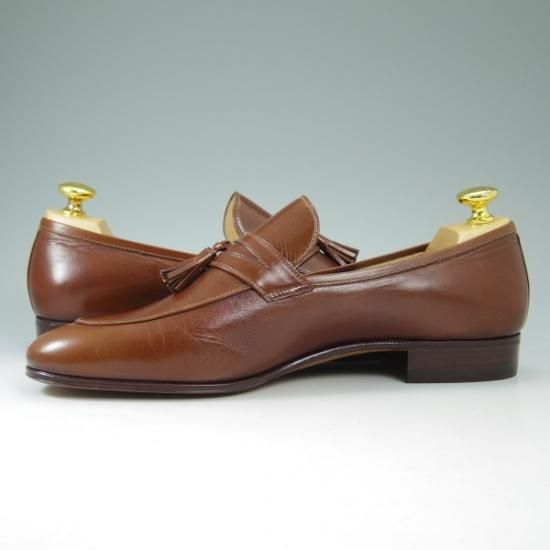 新品★(伊)タニノクリスチー SIZE 8.5【★定価10万円以上/大変希少な未使用品!!】タッセルローファー/TANINO CRISCI★b390