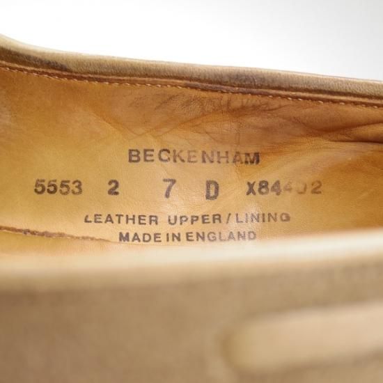 極上★クロケット&ジョーンズ 7D【★ブリックソール/BECKENHAM/341ラスト/スエード/タッセルローファー】Crockett&Jones★b391