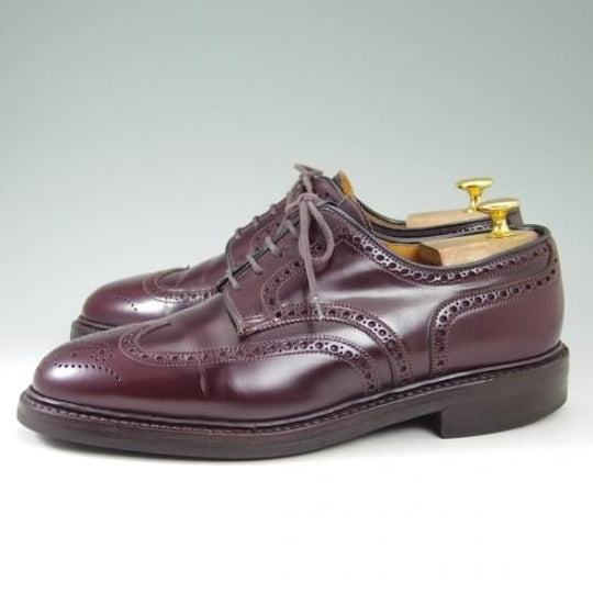 極美品★クロケット&ジョーンズ 6.5E【★ダイナイトソール仕様/PEMBROKE】325ラスト/ペンブローク/フルブローグ/Crockett&Jones★b392