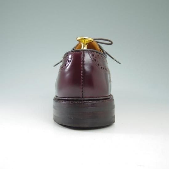極美品★クロケット&ジョーンズ 6.5E【★ダイナイトソール仕様/PEMBROKE】325ラスト/ペンブローク/フルブローグ/Crockett&Jones★b392