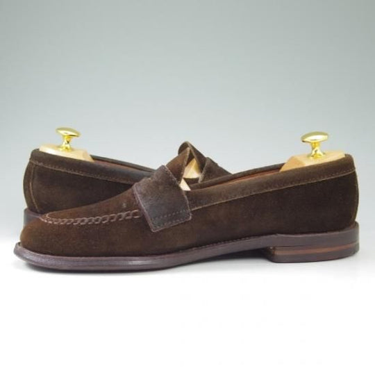 ★オールデン 7.5D【★ユナイテッドアローズ別注/UNITED ARROWS】98103F/フレックスソール/スエード/コインローファー/Alden★b393