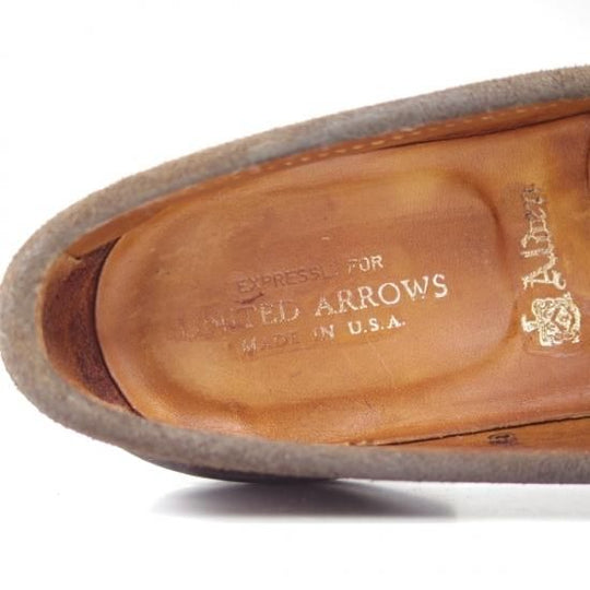 ★オールデン 7.5D【★ユナイテッドアローズ別注/UNITED ARROWS】98103F/フレックスソール/スエード/コインローファー/Alden★b393
