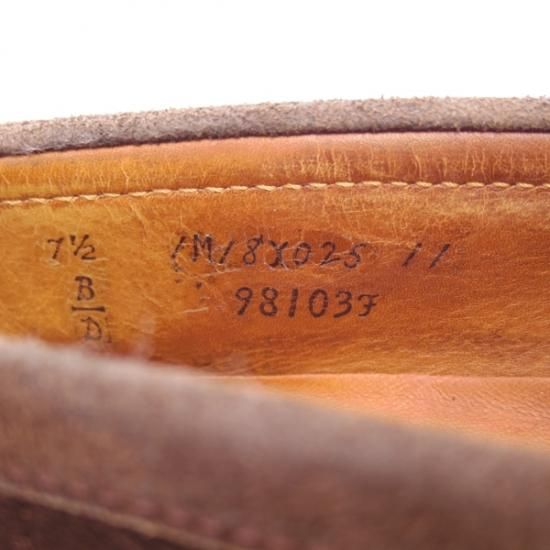★オールデン 7.5D【★ユナイテッドアローズ別注/UNITED ARROWS】98103F/フレックスソール/スエード/コインローファー/Alden★b393