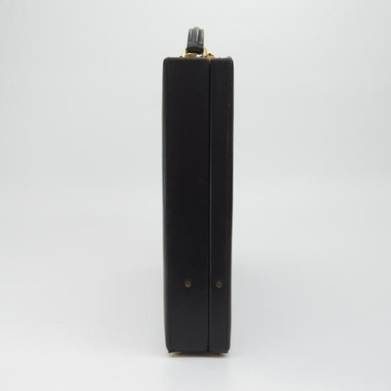 極上★ダンヒル/DUNHILL【★スペイン製】アタッシュケース/レザー 黒/メンズ ビジネス バッグ★N4879