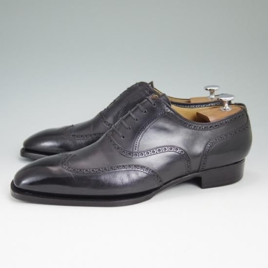 極美品★(伊)リカルド フレッチャ ベステッティ SIZE 9【★定価20万円程度/シューツリー付き】RICCARDO FRECCIA BESTETTI★b394