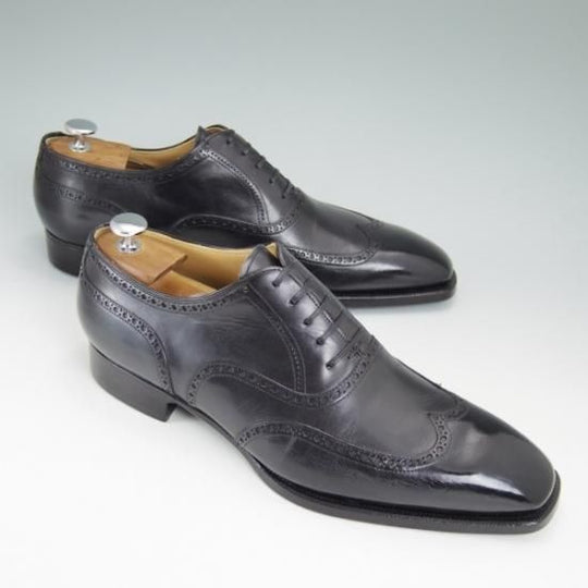 極美品★(伊)リカルド フレッチャ ベステッティ SIZE 9【★定価20万円程度/シューツリー付き】RICCARDO FRECCIA BESTETTI★b394